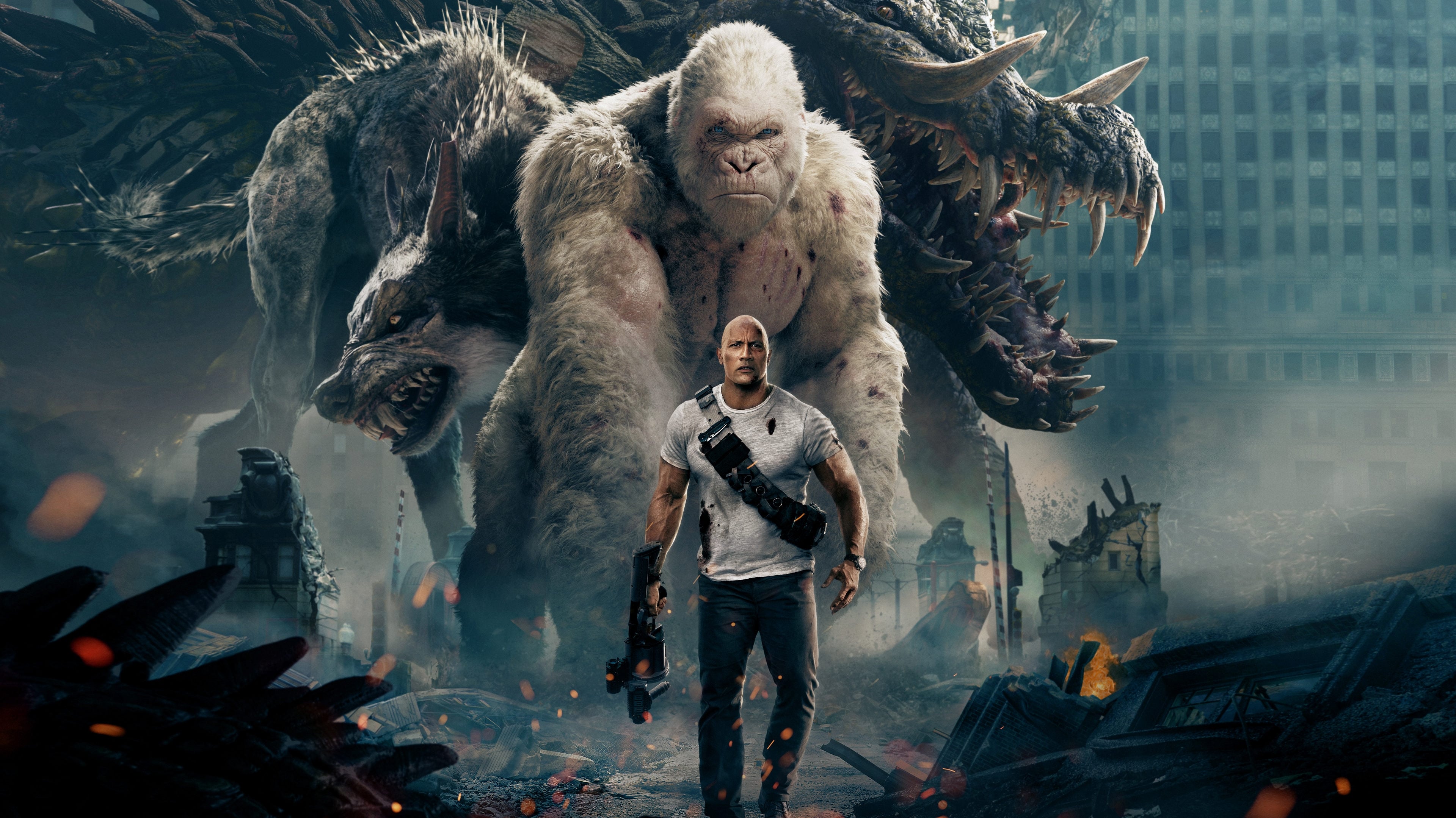 فیلم خشم Rampage 2018